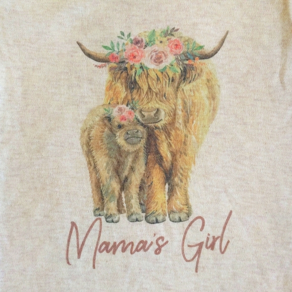 NEW small shop mama's girl short sleeve bodysuit diaper shirt 18 month baby girl - Picture 4 of 7